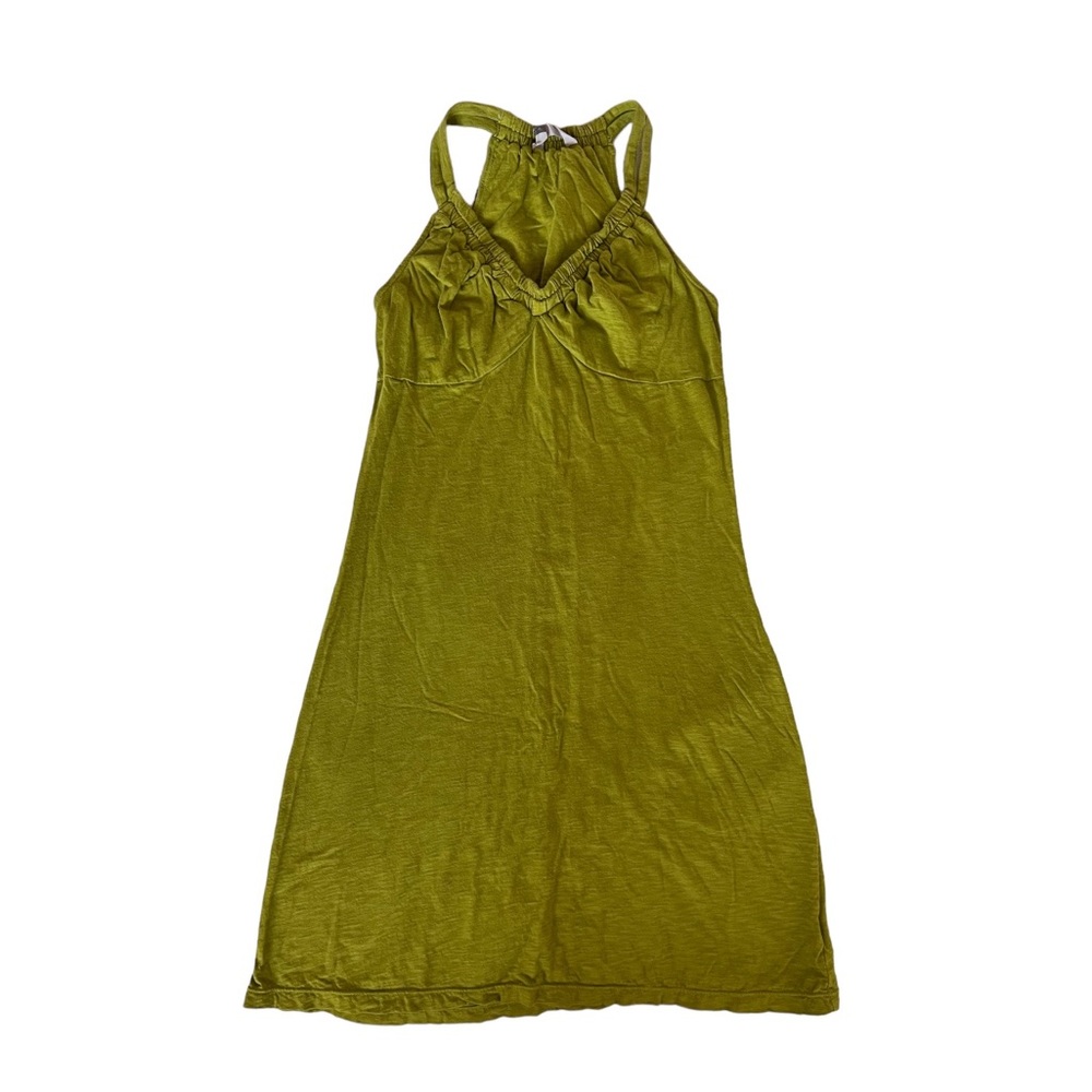 Athleta Green Halter Neck Casual Summer Dress Size xSmall
